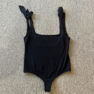 FREE PEOPLE INTIMATELY BODYSUIT BLACK SIZE MEDIUM